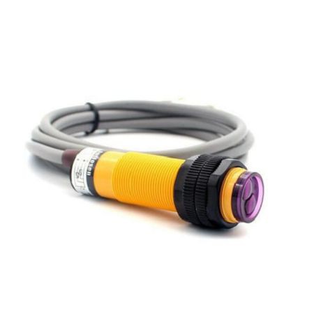 Fotoelektrisk sensorkontakt af diffus type
